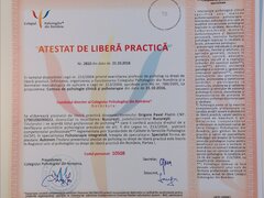 Atestat de libera practica specialist
